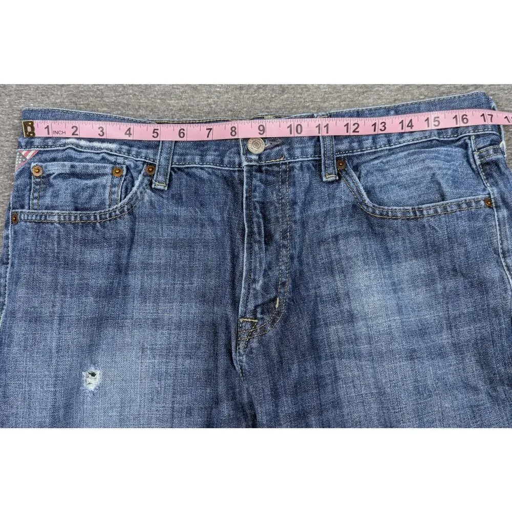 DENIM & SUPPLY Ralph Lauren Mens Jeans - Blue, Slouch, Size 34x32 - Picture 6 of 7